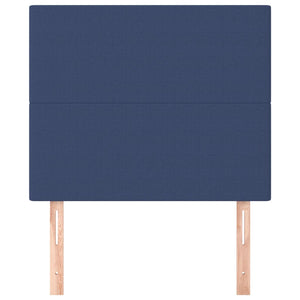 Testiera 2 pz Blu 100x5x78/88 cm in Tessuto 3116048