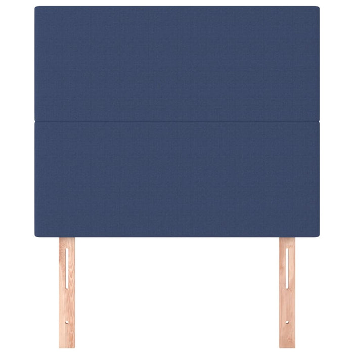 Testiera 2 pz Blu 100x5x78/88 cm in Tessuto 3116048
