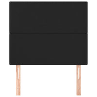 Testiere 2 pz Nere 100x5x78/88 cm in Similpelle 3116136