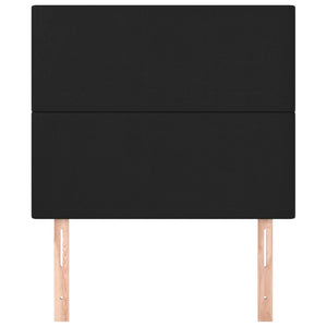 Testiere 2 pz Nere 100x5x78/88 cm in Similpelle 3116136