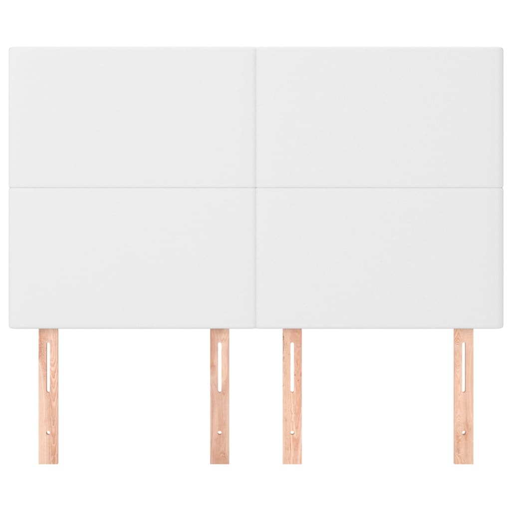 Testiere 4 pz Bianche 72x5x78/88 cm in Similpelle 3116143