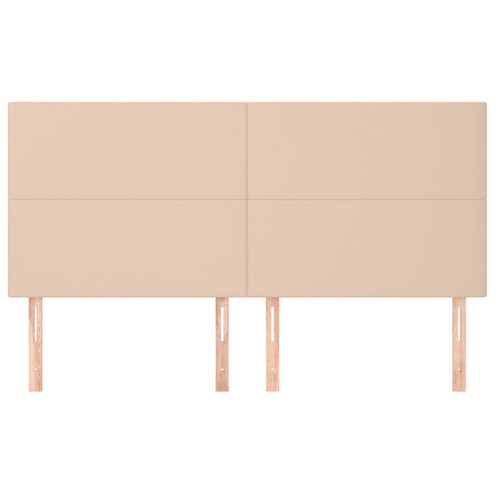 Testiere 4 pz Cappuccino 80x5x78/88 cm in Similpelle 3116153