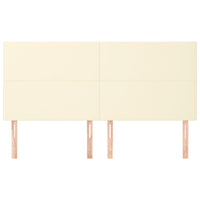 Testiera 4 pz Crema 90x5x78/88 cm in Similpelle cod mxl 48962