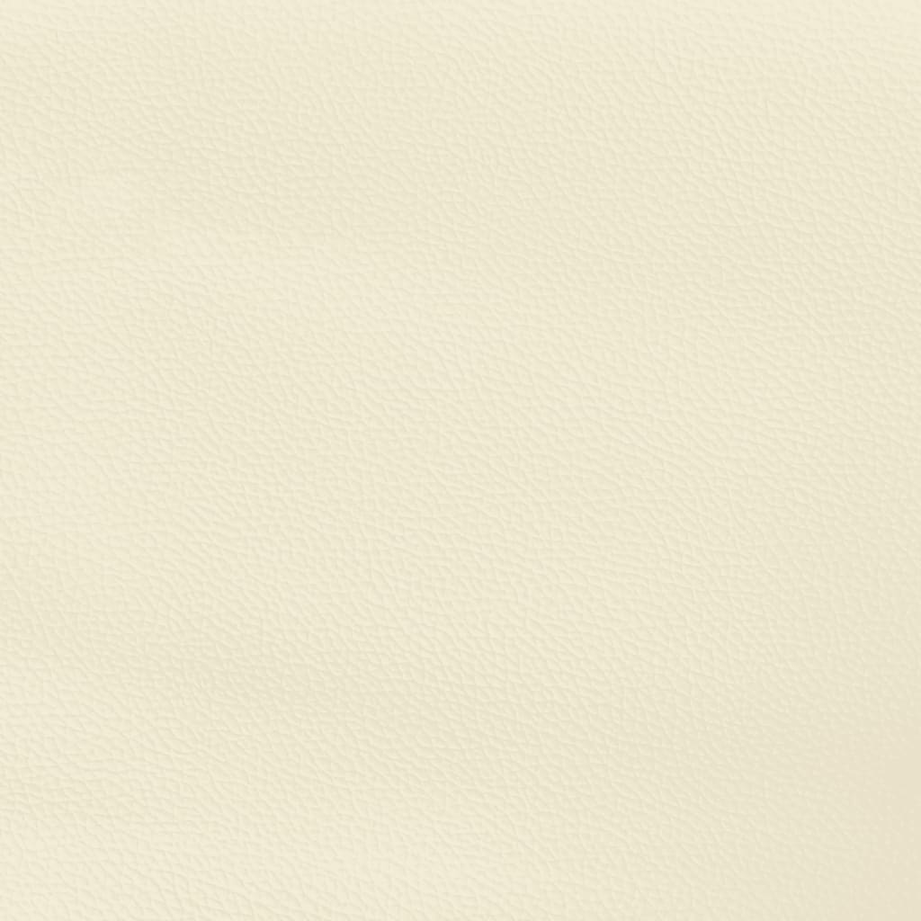 Testiera 4 pz Crema 90x5x78/88 cm in Similpelle 3116156