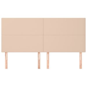 Testiere 4 pz Cappuccino 100x5x78/88 cm in Similpelle 3116165