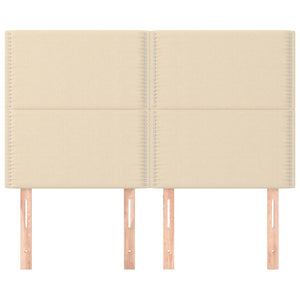 Testiere 4 pz Crema 72x5x78/88 cm in Tessuto 3116195