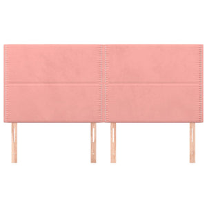 Testiera 4 pz Rosa 90x5x78/88 cm in Vellutocod mxl 121535