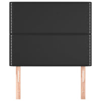 Testiere 2 pz Nere 100x5x78/88 cm in Similpelle 3116276