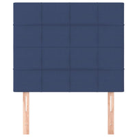 Testiera 2 pz Blu 80x5x78/88 cm in Tessuto 3116312