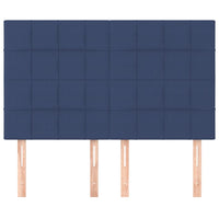 Testiere 4 pz Blu 72x5x78/88 cm in Tessuto 3116336