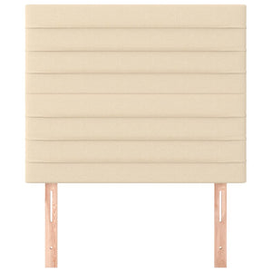 Testiera 2 pz Crema 80x5x78/88 cm in Tessuto 3116451