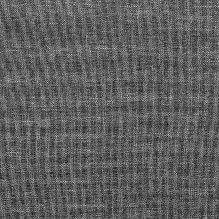 Testiera-Testata Decorativa Grigio Scuro 80x5x118/128 cm Tessuto 252391