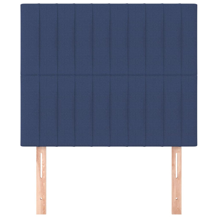 Testiera 2 pz Blu 80x5x78/88 cm in Tessuto 3116550