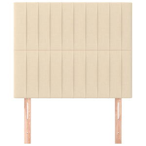 Testiera 2 pz Crema 90x5x78/88 cm in Tessutocod mxl 73632