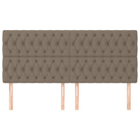 Testiera 4 pz Tortora 90x7x78/88 cm in Tessutocod mxl 97645