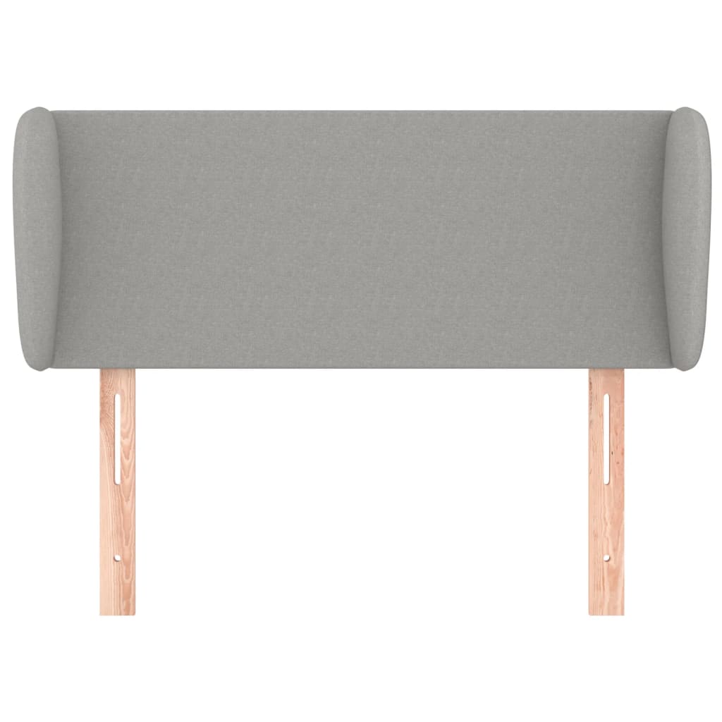 Testiera ad Orecchio Grigio Chiaro 83x23x78/88 cm in Tessuto 3116838