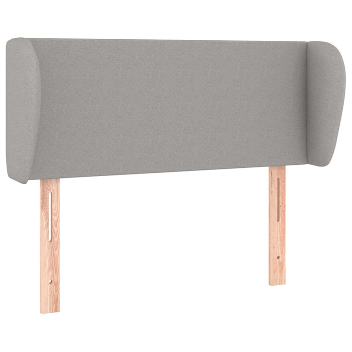 Testiera ad Orecchio Grigio Chiaro 93x23x78/88 cm in Tessuto 3116846