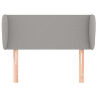 Testiera ad Orecchio Grigio Chiaro 93x23x78/88 cm in Tessuto 3116846