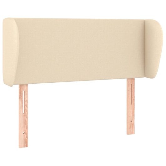 Testiera ad Orecchio-Testata con Orecchie Crema 93x23x78/88 cm in Tessuto 993342