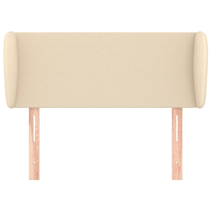 Testiera ad Orecchio-Testata con Orecchie Crema 93x23x78/88 cm in Tessuto 993342