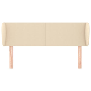 Testiera ad Orecchio Crema 147x23x78/88 cm in Tessuto 3116867