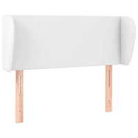 Testiera ad Orecchio-Testata con Orecchie Bianca 83x23x78/88 cm in Similpelle 325390