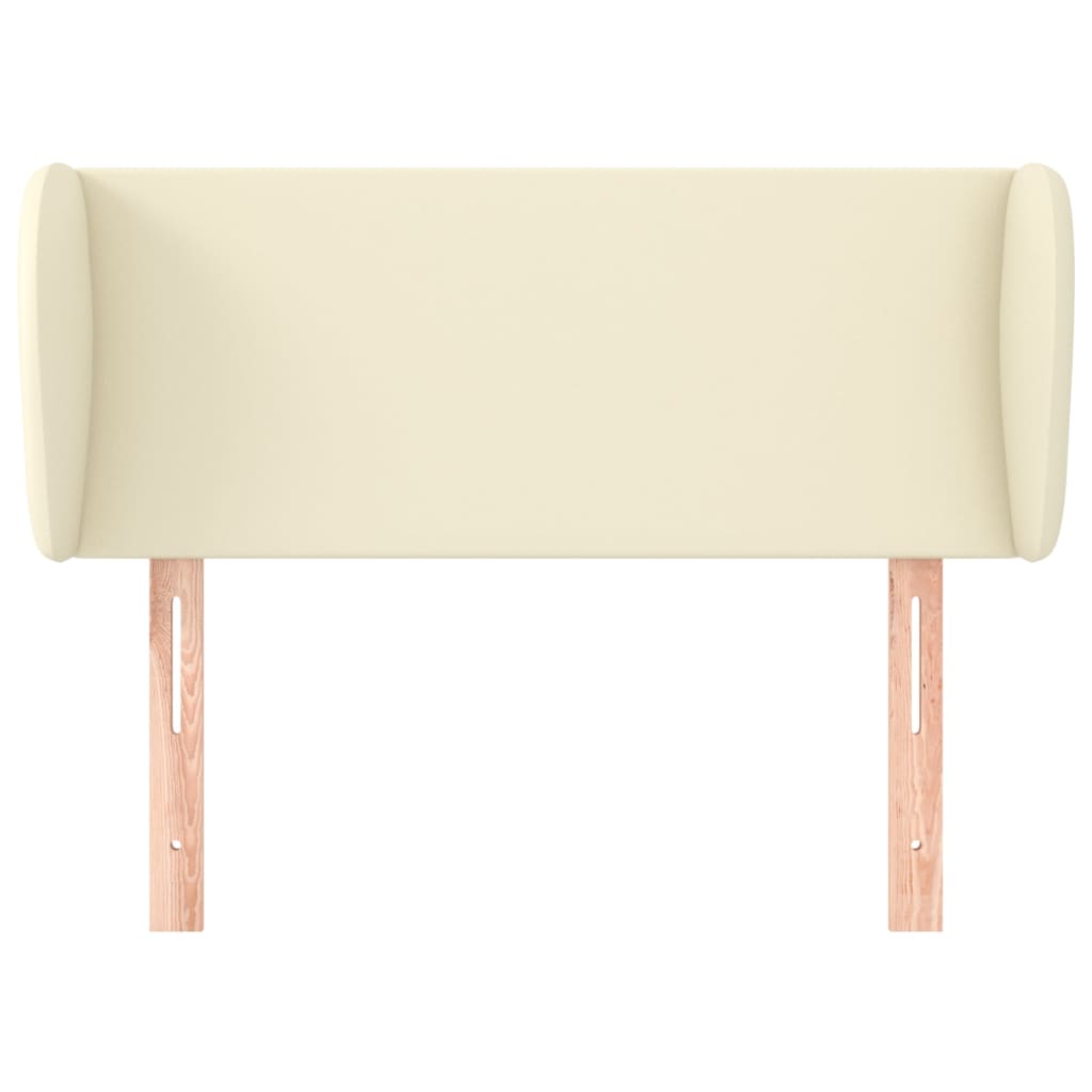 Testiera ad Orecchio-Testata con Orecchie Crema 83x23x78/88 cm in Similpelle 429238