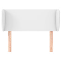 Testiera ad Orecchio Bianca 103x23x78/88 cm in Similpelle 3116949