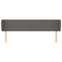 Testiera ad Orecchio Grigio 183x23x78/88 cm in Similpelle 3116970