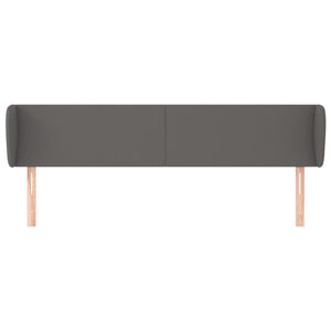 Testiera ad Orecchio Grigio 183x23x78/88 cm in Similpelle 3116970