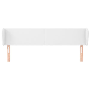 Testiera ad Orecchio Bianca 203x23x78/88 cm in Similpelle 3116973