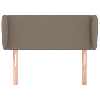 Testiera ad Orecchio Tortora 93x23x78/88 cm in Tessuto 3116990