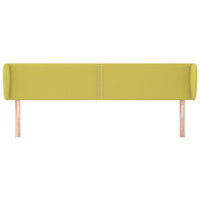 Testiera ad Orecchio Verde 183x23x78/88 cm in Tessuto