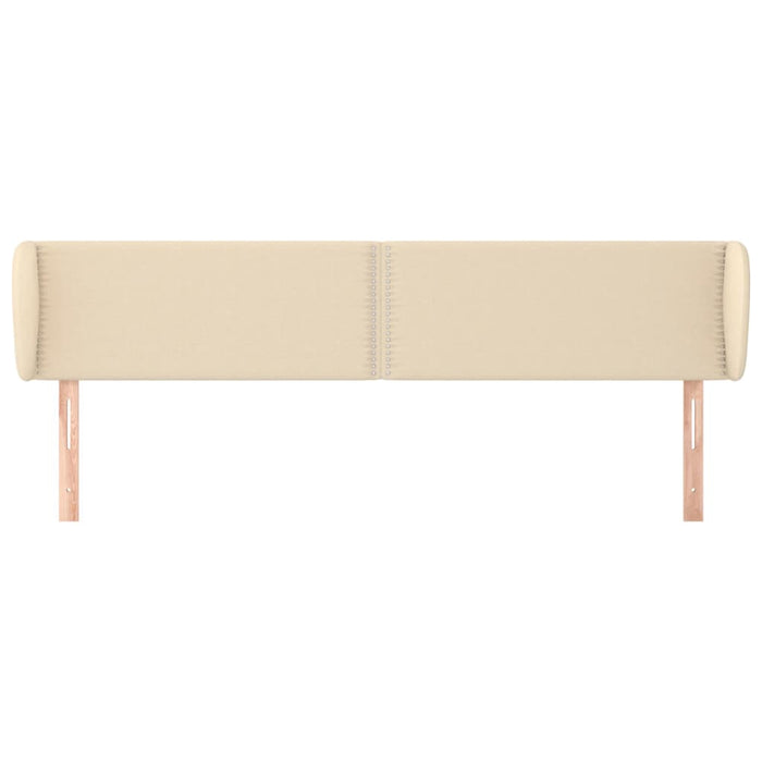 Testiera ad Orecchio-Testata con Orecchie Crema 203x23x78/88 cm in Tessuto 244261