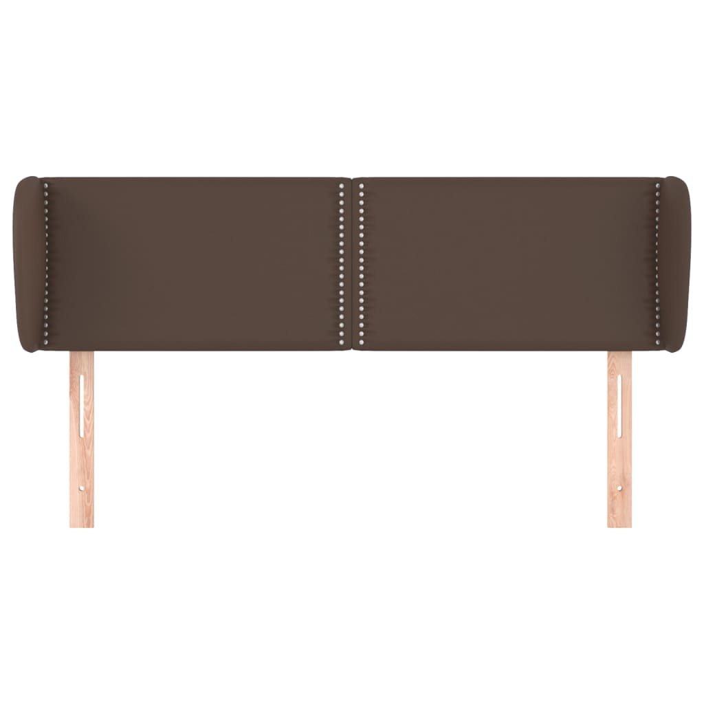 Testiera ad Orecchio marrone 147x23x78/88 cm in Similpelle 3117097