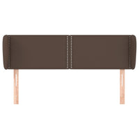 Testiera ad Orecchio marrone 147x23x78/88 cm in Similpelle 3117097