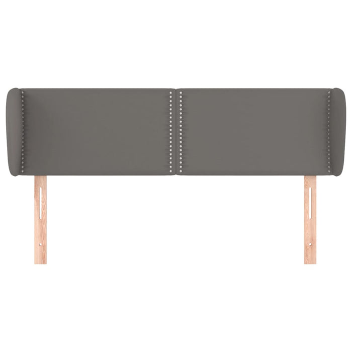 Testiera ad Orecchio-Testata con Orecchie Grigio 147x23x78/88 cm in Similpelle 103746