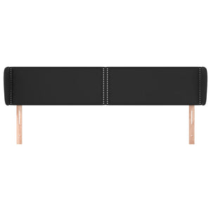 Testiera ad Orecchio Nera 163x23x78/88 cm in Similpelle 3117100