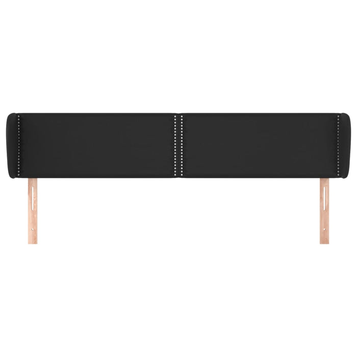 Testiera ad Orecchio Nera 183x23x78/88 cm in Similpelle 3117106