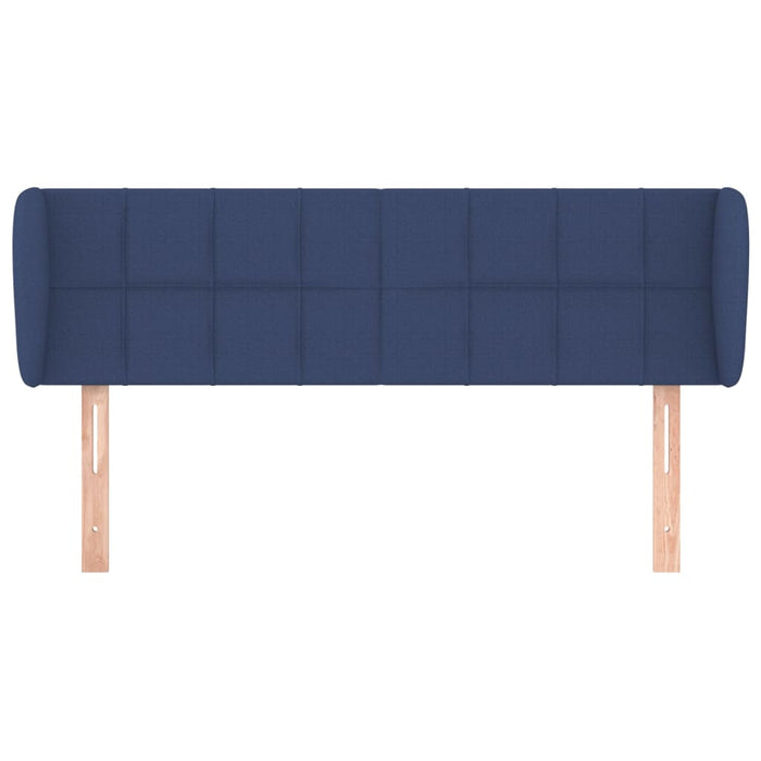 Testiera ad Orecchio Blu 147x23x78/88cm in Tessuto 3117148