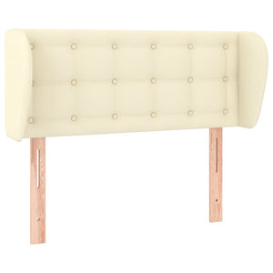 Testiera ad Orecchio-Testata con Orecchie Crema 83x23x78/88 cm in Similpelle 783862