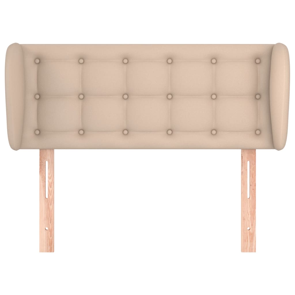 Testiera ad Orecchio-Testata con Orecchie Cappuccino 83x23x78/88 cm in Similpelle 848928