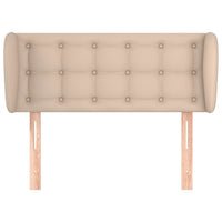 Testiera ad Orecchio-Testata con Orecchie Cappuccino 83x23x78/88 cm in Similpelle 848928