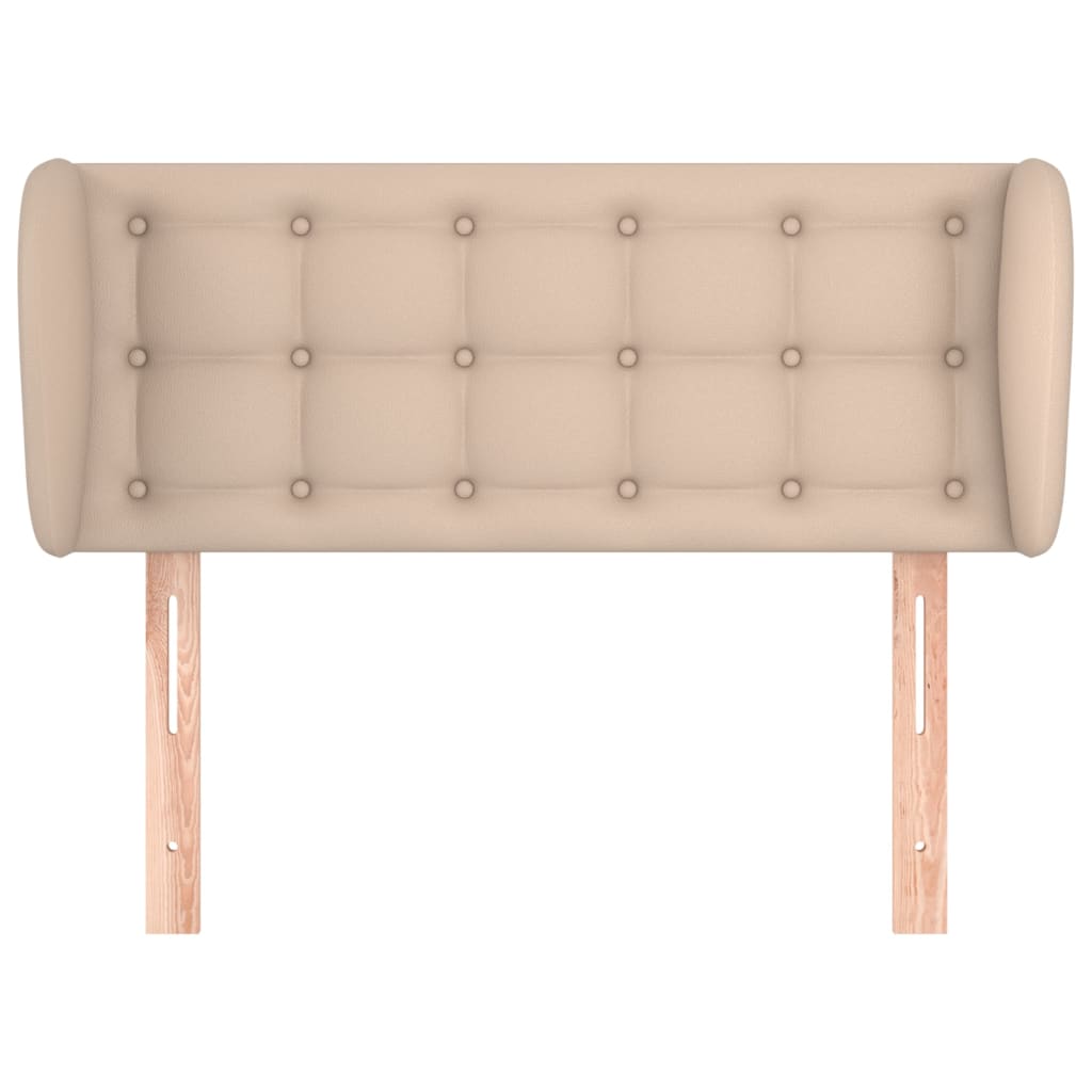 Testiera ad Orecchio-Testata con Orecchie Cappuccino 93x23x78/88 cm in Similpelle 834370