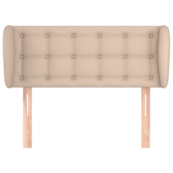 Testiera ad Orecchio-Testata con Orecchie Cappuccino 93x23x78/88 cm in Similpelle 834370