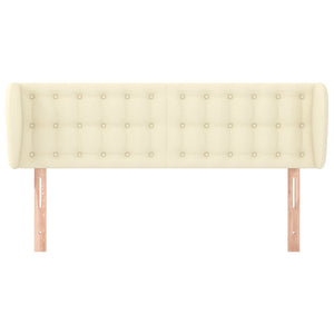 Testiera ad Orecchio-Testata con Orecchie Crema 147x23x78/88 cm in Similpelle 905267