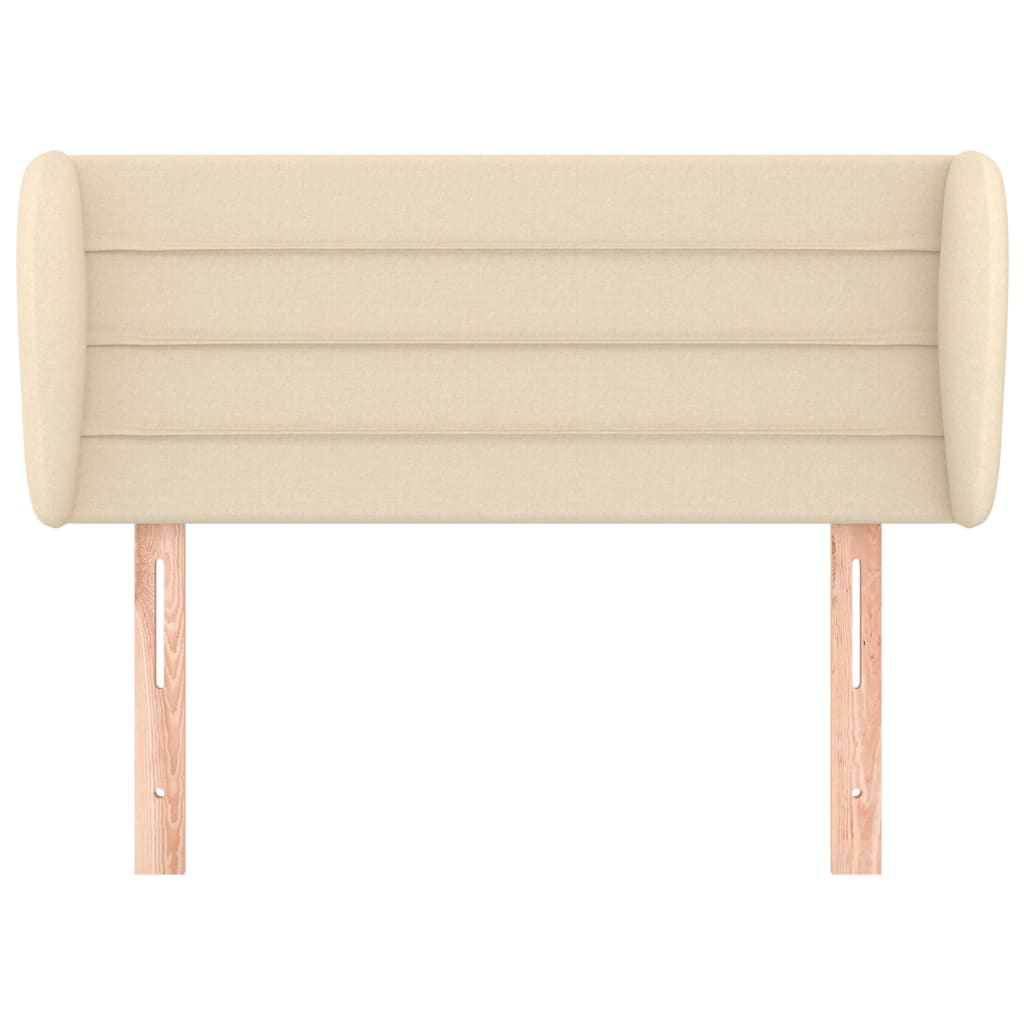 Testiera ad Orecchio Crema 93x23x78/88 cm in Tessuto 3117271