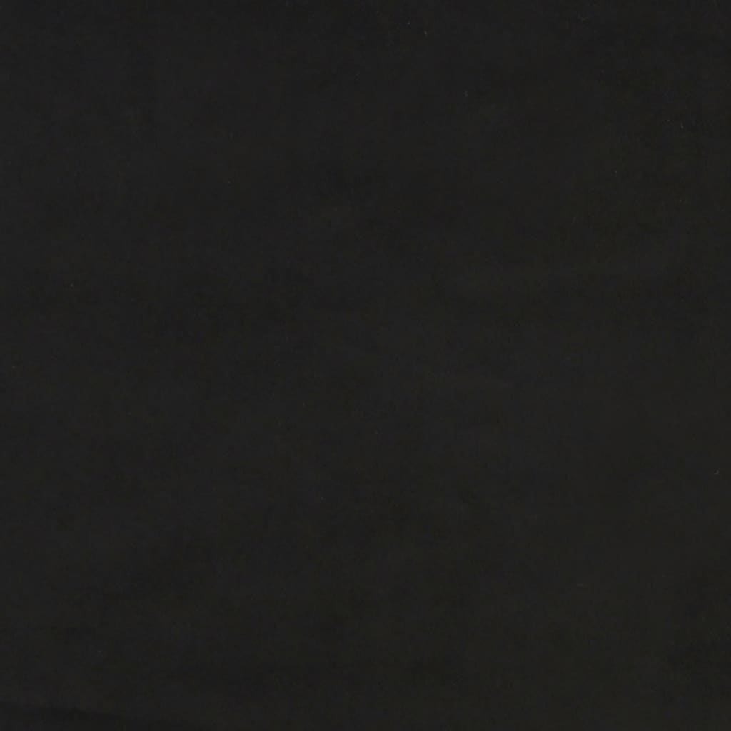 Testiera ad Orecchio-Testata con Orecchie Nera 103x23x78/88 cm in Velluto 872498