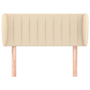 Testiera ad Orecchio-Testata con Orecchie Crema 93x23x78/88 cm in Tessuto 602984