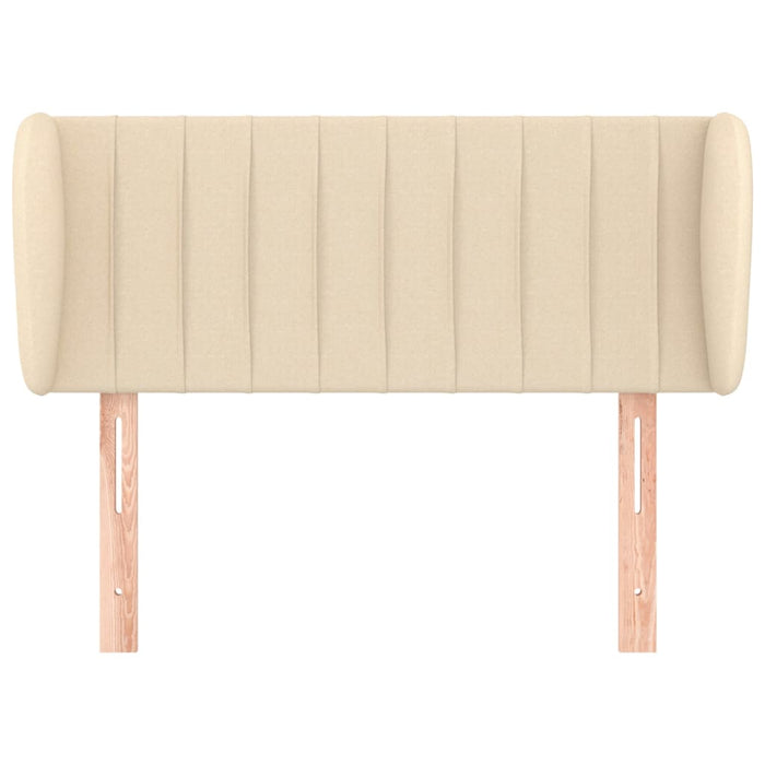 Testiera ad Orecchio-Testata con Orecchie Crema 93x23x78/88 cm in Tessuto 602984